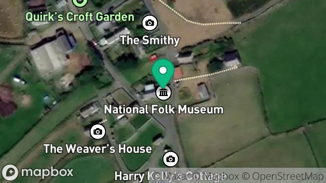 Map showing CUMMAL BEG, CREGNEASH, ISLE OF MAN, IM9 5PT