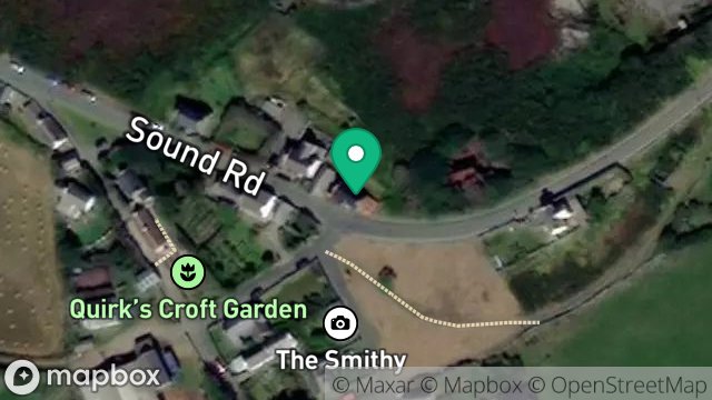 Map showing WEST VIEW, CREGNEASH, ISLE OF MAN, IM9 5PS