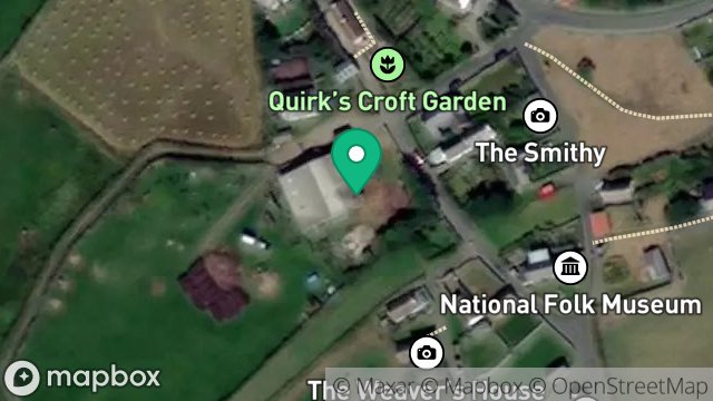 Map showing CHURCH FARM, CREGNEASH, ISLE OF MAN, IM9 5PT