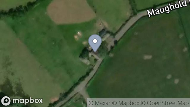 Map showing CRONK NY KILLEY, JALLOO, DREEMSKERRY, RAMSEY, ISLE OF MAN, IM7 1AX