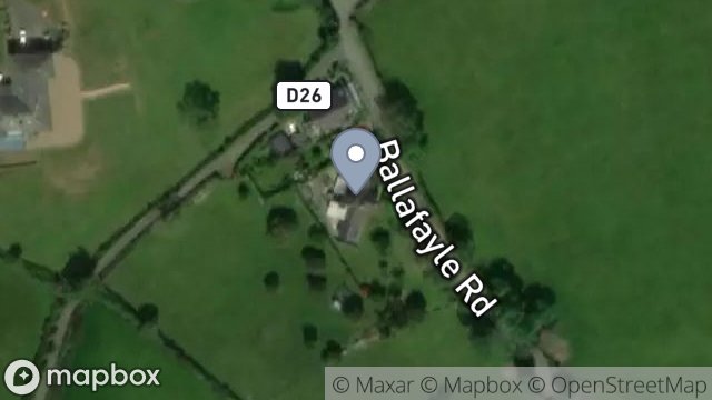 Map showing MAGHER DRINE, BALLAFAYLE, RAMSEY, ISLE OF MAN, IM7 1EA