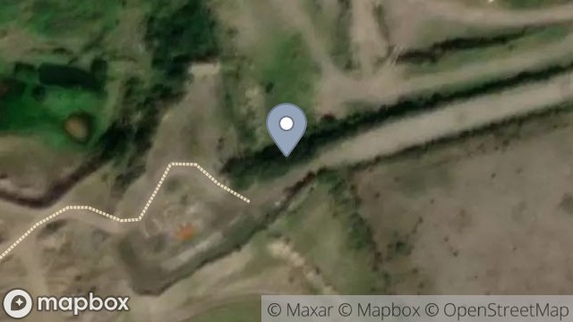 Map showing BALLAKINNAG SAND PIT, BALLAKINNAG ROAD, SMEALE, RAMSEY, ISLE OF MAN, IM7 4BS