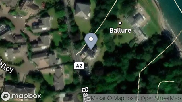 Map showing DUNLUCE, BALLURE ROAD, RAMSEY, ISLE OF MAN, IM8 1NL