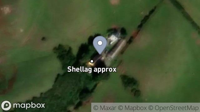 Map showing SHELLAG FARM, BRIDE ROAD, BRIDE, ISLE OF MAN, IM7 4AR