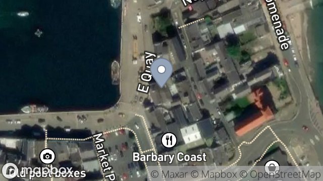 Map showing SHIPDESIGN HOUSE, EAST QUAY, RAMSEY, ISLE OF MAN, IM8 1BA
