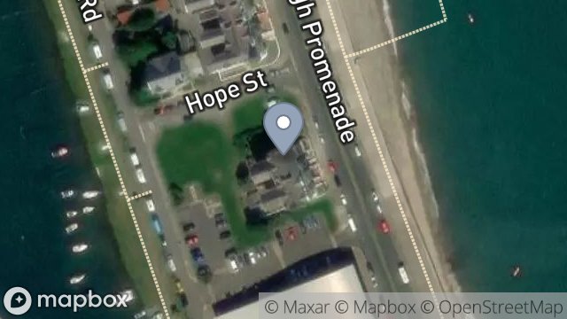 Map showing PEVERIL COURT, MOORAGH PROMENADE, RAMSEY, ISLE OF MAN, IM8 3AB