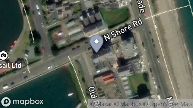 Map showing FLAT 8A, HARWOOD COURT, NORTH SHORE ROAD, RAMSEY, ISLE OF MAN, IM8 3AN