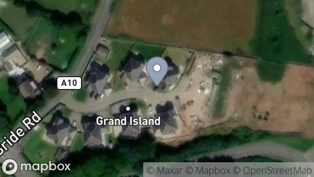 Map showing GRAND ISLAND HOTEL, BRIDE ROAD, RAMSEY, ISLE OF MAN, IM8 3UQ