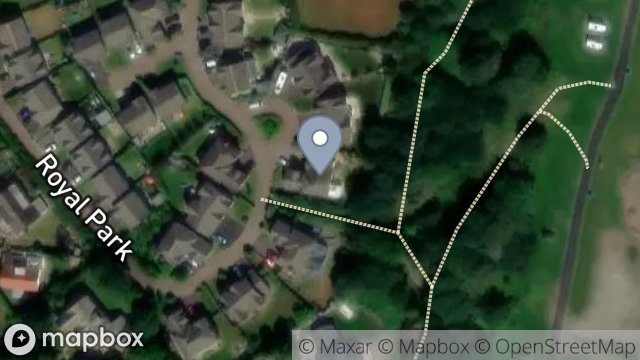 Map showing SEA BREEZE, 31, ROYAL PARK, RAMSEY, ISLE OF MAN, IM8 3UF