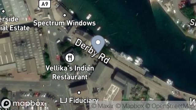 Map showing STREET RECORD, DERBY ROAD, RAMSEY, ISLE OF MAN, IM8 1DA