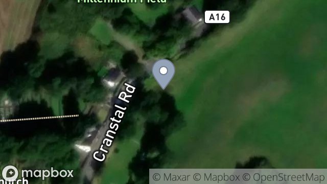 Map showing PART OF FIELD NUMBER 114143 ADJACENT TO PLAY AREA, CRANSTAL ROAD, BRIDE, ISLE OF MAN, IM7 4BN