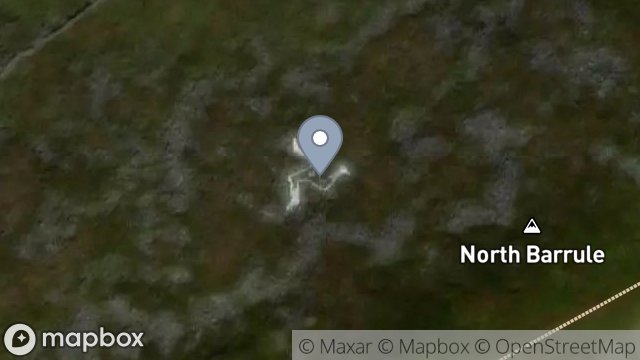 Map showing ART INSTALLATION, MOUNTAIN ROAD, GLEN AULDYN, RAMSEY, ISLE OF MAN, IM7 1EU