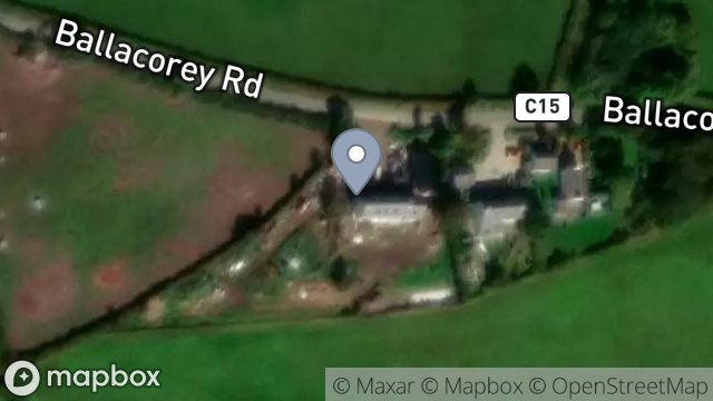 Map showing BALLACHRINK CROFT, BALLACOREY ROAD, BRIDE, ISLE OF MAN, IM7 4AW