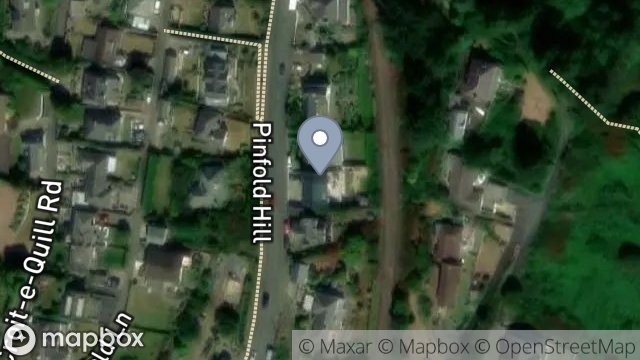Map showing SPINDRIFT, PINFOLD HILL, LAXEY, ISLE OF MAN, IM4 7HN