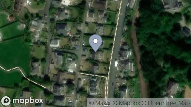 Map showing DAWN VIEW, PINFOLD HILL, LAXEY, ISLE OF MAN, IM4 7HW