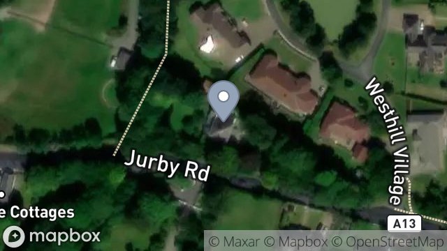 Map showing CREG MALIN, JURBY ROAD, RAMSEY, ISLE OF MAN, IM8 3TB