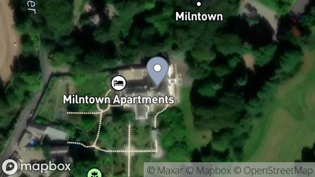 Map showing MILNTOWN MANSION, GLEN AULDYN, RAMSEY, ISLE OF MAN, IM7 2AB