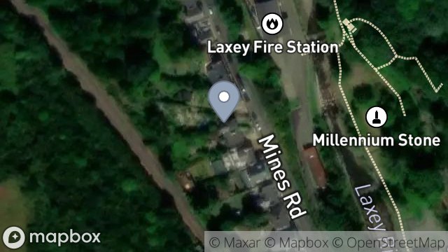 Map showing 32, MINES ROAD, LAXEY, ISLE OF MAN, IM4 7NH