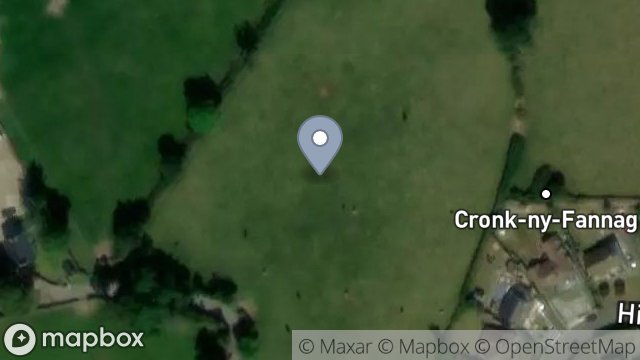 Map showing FIELD 612727, BALDRINE ROAD, BALDRINE, ISLE OF MAN, IM4 6EE
