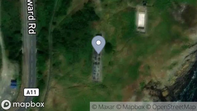 Map showing FORMER HOWSTRAKE HOLIDAY CAMP, KING EDWARD ROAD, ONCHAN, ISLE OF MAN, IM3 2JP