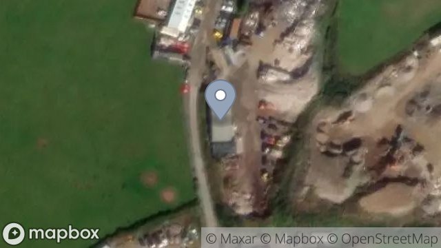 Map showing BIRCHALL (PLANT HIRE) LTD, THE OLD AIRFIELD, BRAUST, ANDREAS, ISLE OF MAN, IM7 4JB