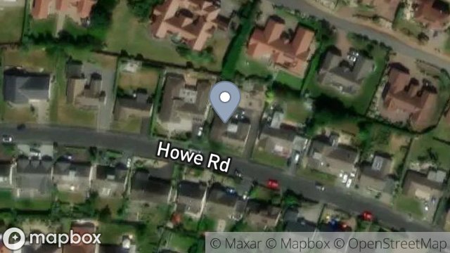 Map showing 35, HOWE ROAD, ONCHAN, ISLE OF MAN, IM3 2BA