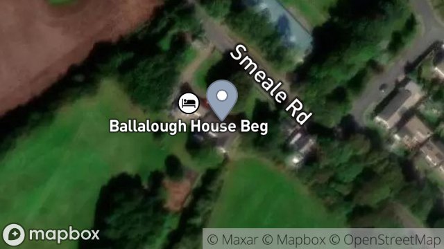 Map showing BALLALOUGH HOUSE, SMEALE ROAD, ANDREAS, ISLE OF MAN, IM7 4JA
