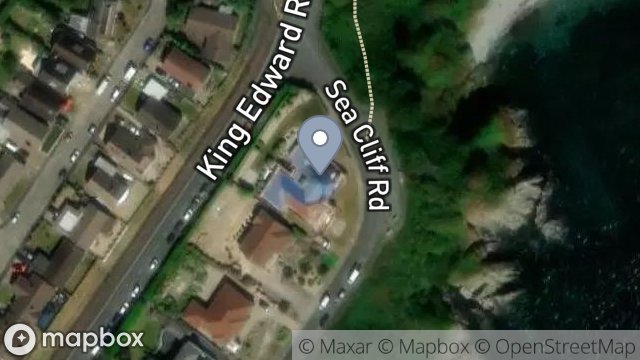 Map showing MAHAL, 49, SEA CLIFF ROAD, ONCHAN, ISLE OF MAN, IM3 2JD