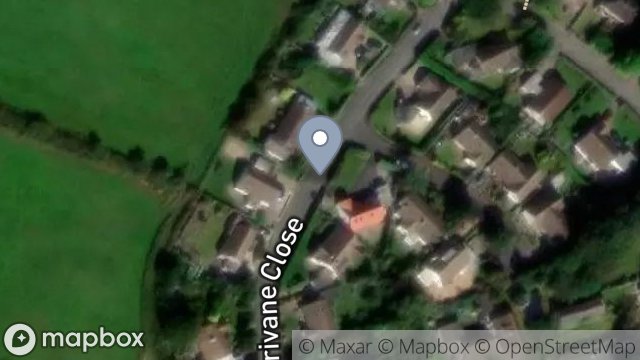 Map showing STREET RECORD, LARIVANE CLOSE, ANDREAS, ISLE OF MAN, IM7 4HD