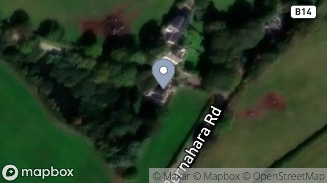 Map showing LODGE COTTAGE, BALLAVARRY FARM, BERNAHARA ROAD, ANDREAS, ISLE OF MAN, IM7 3HH