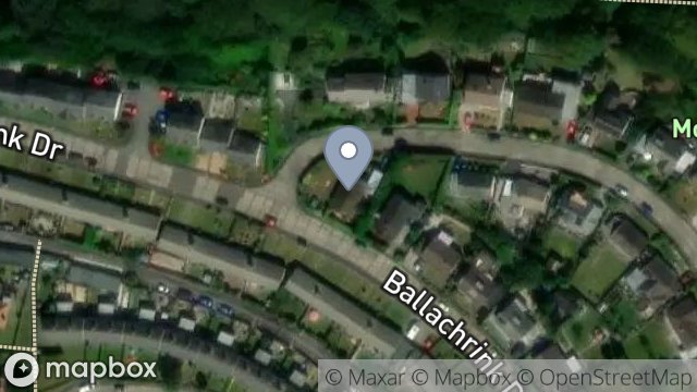 Map showing 38, BALLACHRINK DRIVE, ONCHAN, ISLE OF MAN, IM3 4NQ