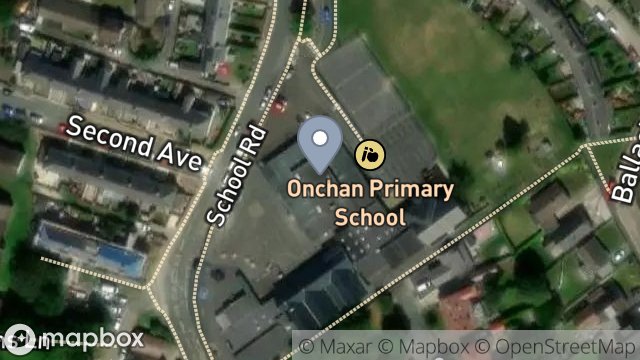 Map showing ONCHAN SCHOOL, SCHOOL ROAD, ONCHAN, ISLE OF MAN, IM3 4PD