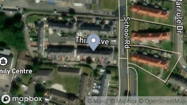 Map showing 9, THIRD AVENUE, ONCHAN, ISLE OF MAN, IM3 4LZ