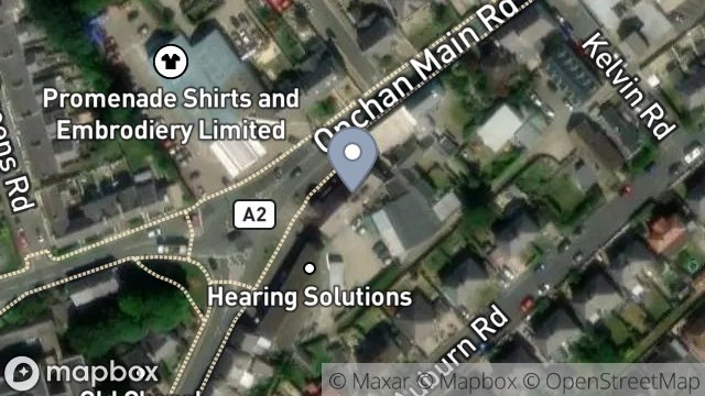 Map showing 4, MAIN ROAD, ONCHAN, ISLE OF MAN, IM3 1AS