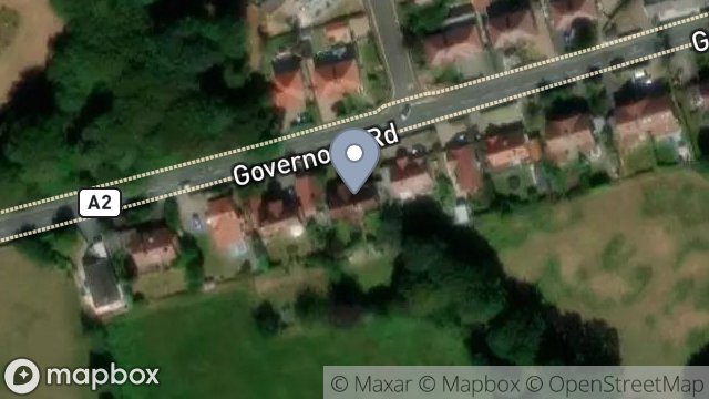 Map showing 8, GOVERNORS ROAD, ONCHAN, ISLE OF MAN, IM3 1AU