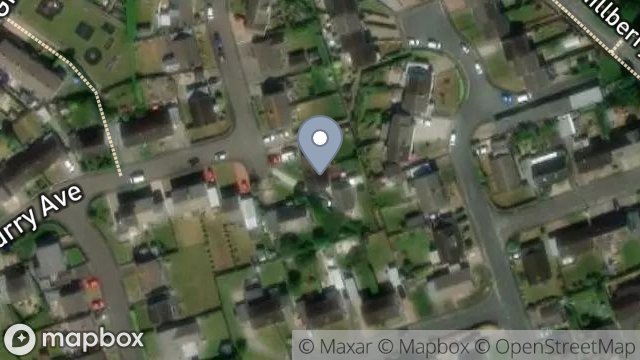 Map showing 46, BALLACHURRY AVENUE, ONCHAN, ISLE OF MAN, IM3 4BB
