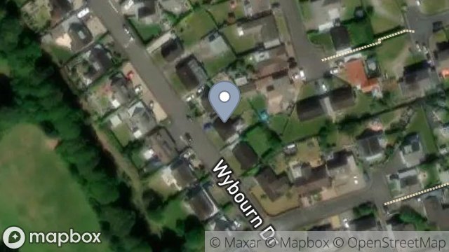 Map showing 7, WYBOURN DRIVE, ONCHAN, ISLE OF MAN, IM3 4AA