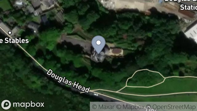 Map showing DOUGLAS CASTLE, FORT ANNE ROAD, DOUGLAS, ISLE OF MAN, IM1 5BN