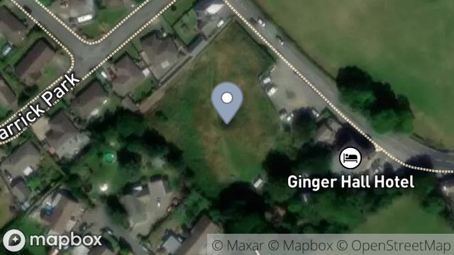 Map showing LAND ADJACENT TO, GINGER HALL HOTEL, BALLAMANAGH ROAD, SULBY, ISLE OF MAN, IM7 2HB