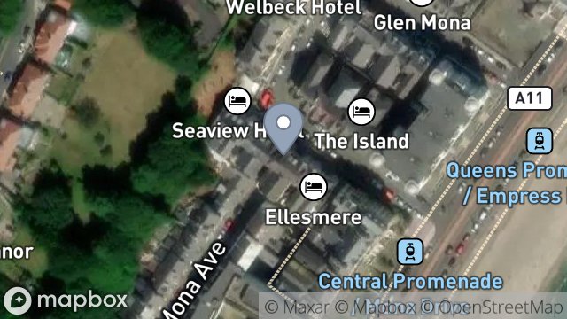 Map showing FAIRFIELD, 7, EMPRESS DRIVE, DOUGLAS, ISLE OF MAN, IM2 4LQ