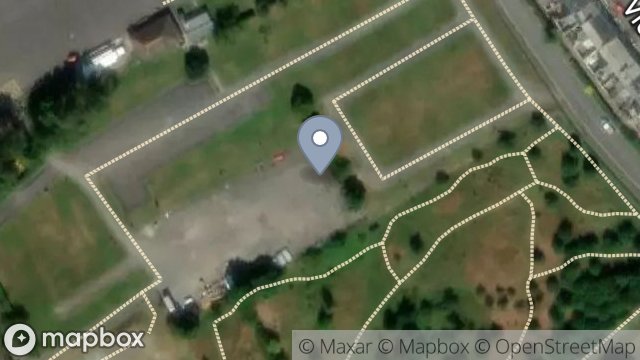 Map showing HARDSTANDING TO REAR OF GRANDSTAND, NOBLES PARK, DOUGLAS, ISLE OF MAN, IM2 4AP