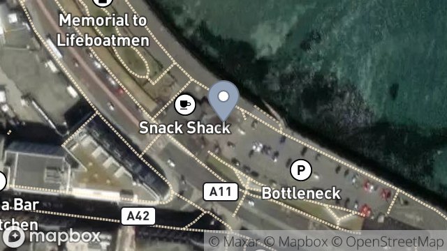 Map showing PUMPING STATION, LOCH PROMENADE, DOUGLAS, ISLE OF MAN, IM1 2BT