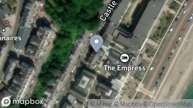 Map showing 40, CASTLEMONA AVENUE, DOUGLAS, ISLE OF MAN, IM2 4EG