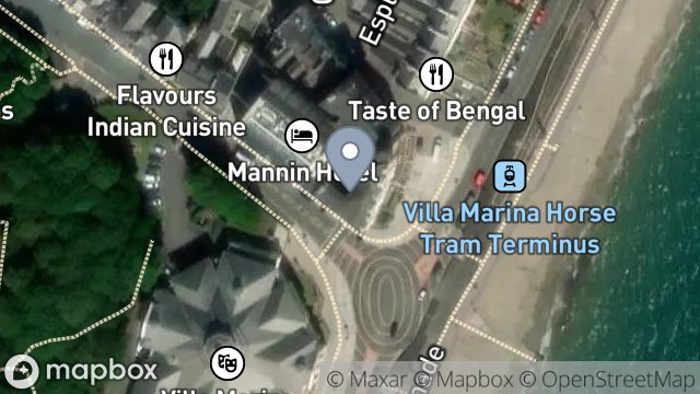 Map showing 7 CENTRAL APARTMENTS, BROADWAY, DOUGLAS, ISLE OF MAN, IM2 4EL