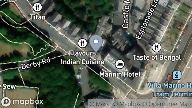 Map showing FLAT 1, 20, BROADWAY, DOUGLAS, ISLE OF MAN, IM2 4EL
