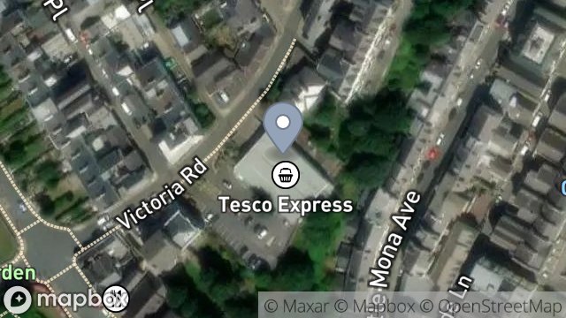 Map showing WINERITE, VICTORIA ROAD, DOUGLAS, ISLE OF MAN, IM2 4EZ