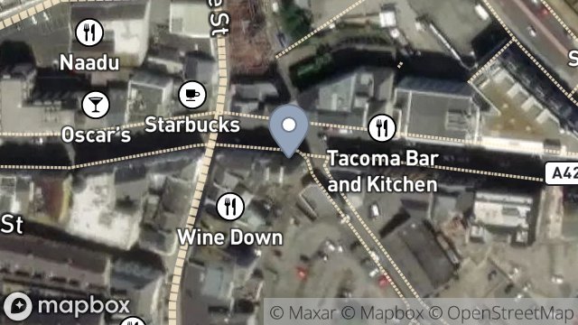 Map showing SALON 3, 25-27, VICTORIA STREET, DOUGLAS, ISLE OF MAN, IM1 2LG