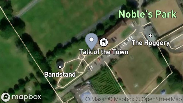Map showing NOBLES PARK, DOUGLAS, ISLE OF MAN, IM2 4BD