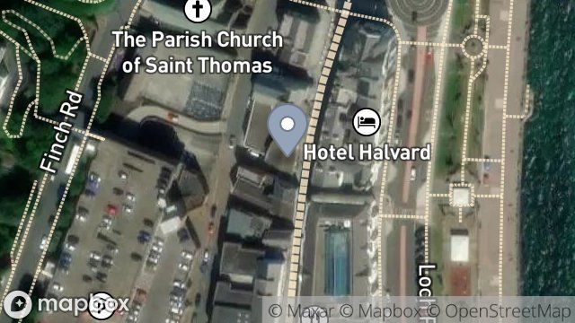 Map showing FAZE 2, 1, MARINA ROAD, DOUGLAS, ISLE OF MAN, IM1 2HD