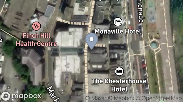 Map showing GADGET MANN, 92, STRAND STREET, DOUGLAS, ISLE OF MAN, IM1 2EP